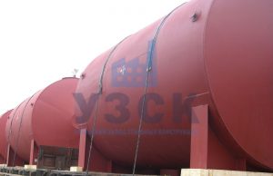 Горизонтальный резервуар РГС для ГСМ в Армении